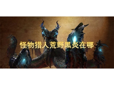 怪物猎人荒野黑炎在哪
