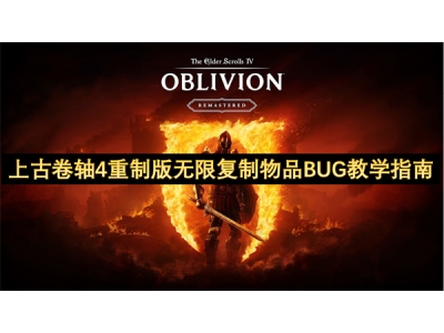 上古卷轴4重制版无限复制物品BUG教学指南