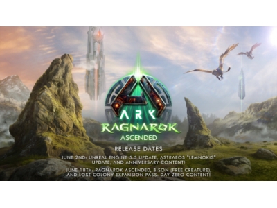 《方舟：生存飞升》6月2日上线虚幻5.5版本,各类玩法同步更新！